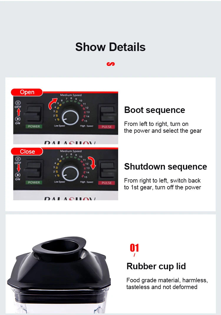 NutriBlendX 2000W Power Blender