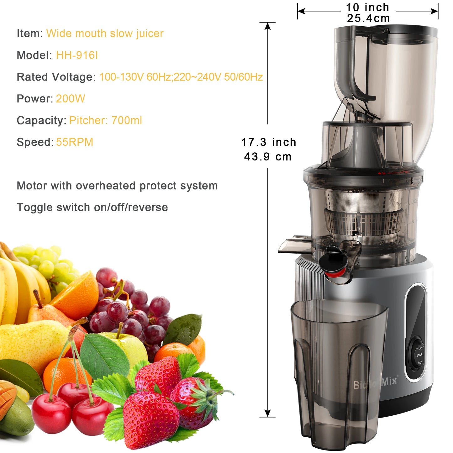 NutriBlendX Cold Press Pro 200W