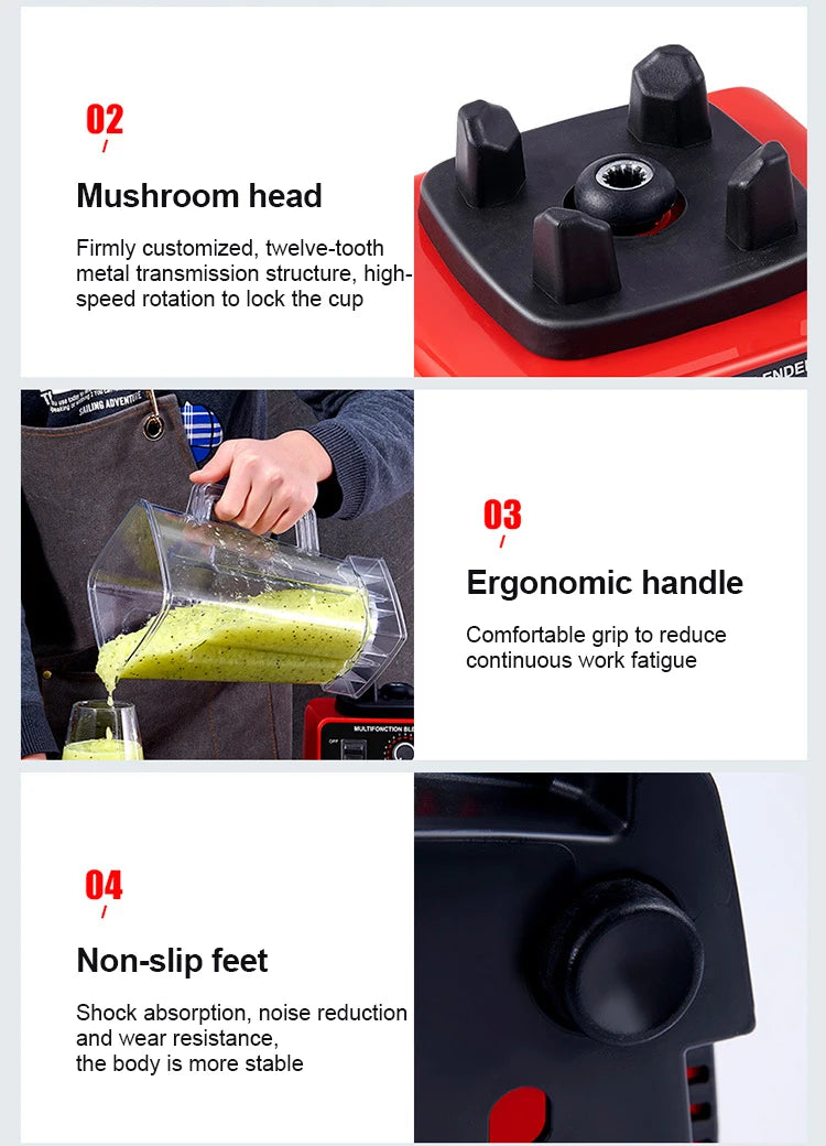 NutriBlendX 2000W Power Blender